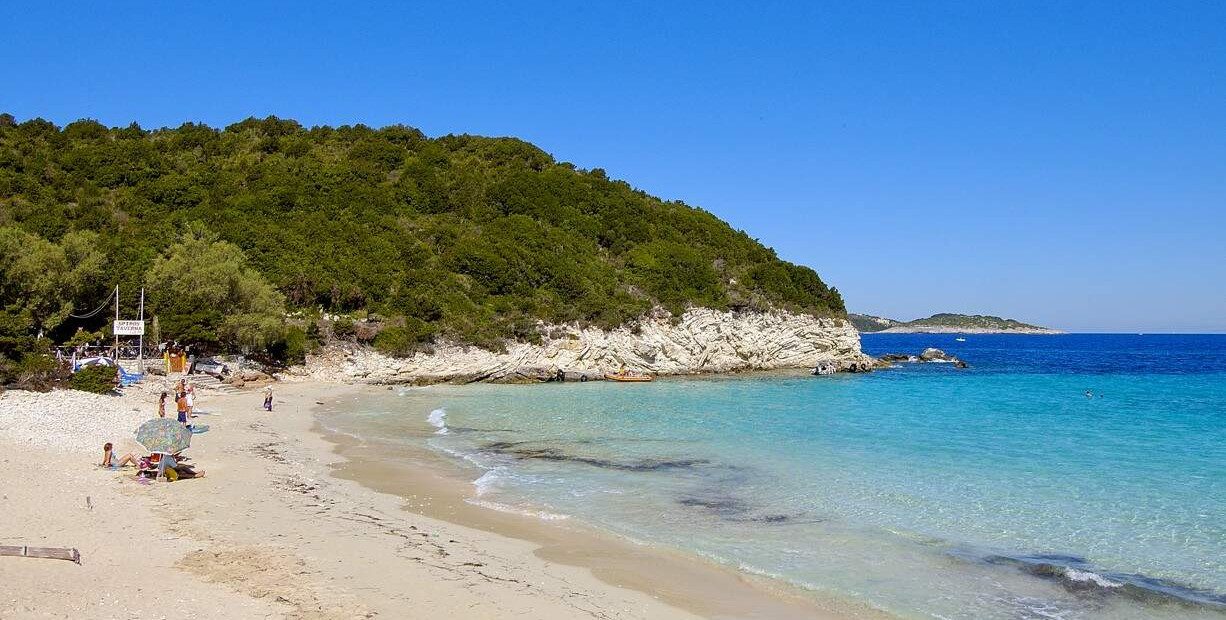 Pláž Vrika - Antipaxos