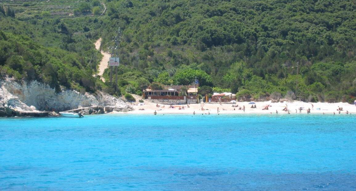 Pláž Vrika - Antipaxos