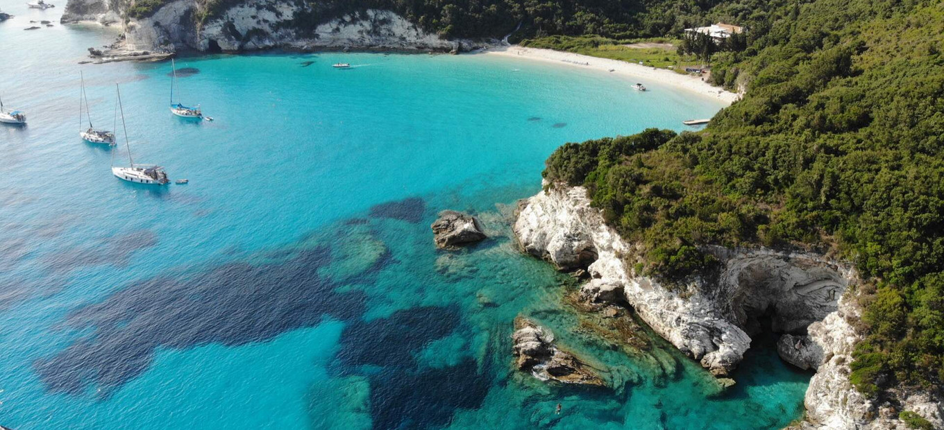 Pláž Voutoumi - Antipaxos