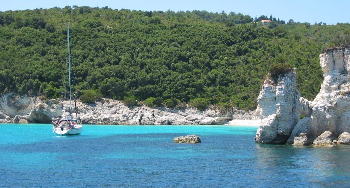 Pláž Voutoumi - Antipaxos