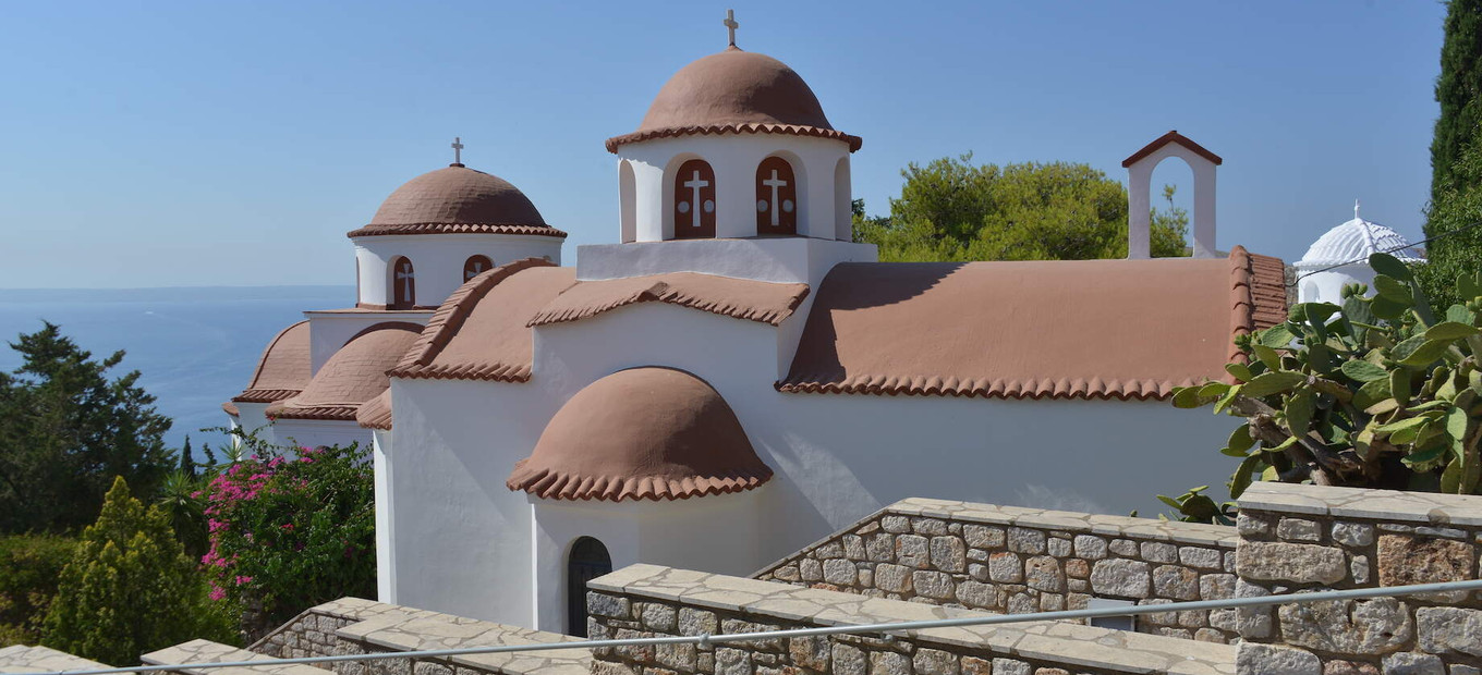 Kostel nad městem - Agios Savvas