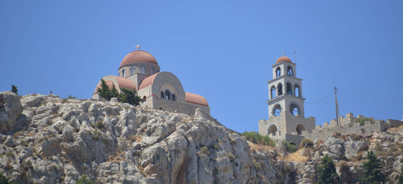 Kostel nad městem - Agios Savvas