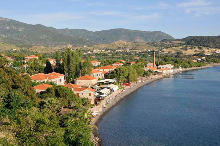 Pláž letoviska Molyvos