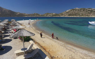 Pláž Agios Pavlos