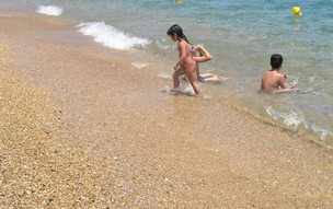 Pláž u ubytování Summer Sun