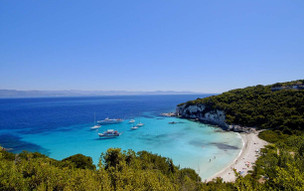 Pláž Vrika - Antipaxos