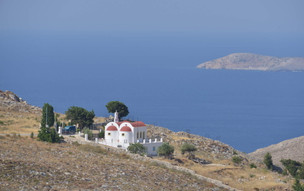 Kostel nad městem - Agios Savvas