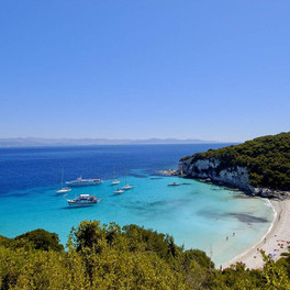 Pláž Vrika - Antipaxos