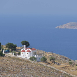 Kostel nad městem - Agios Savvas